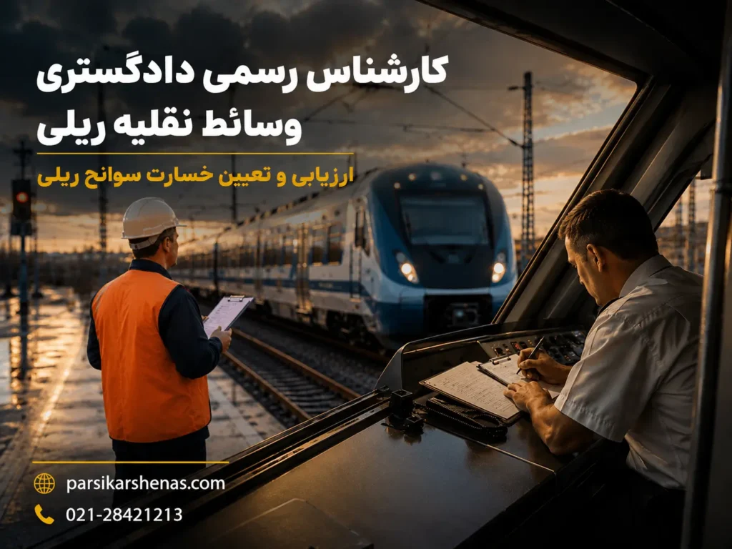 کارشناس رسمی دادگستری وسایط نقلیه ریلی